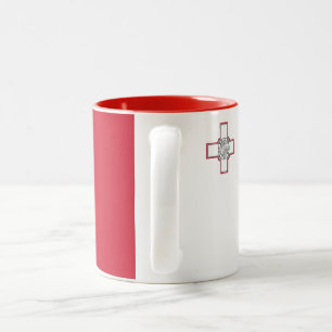 Tasse 2 Couleurs Drapeau de Malte