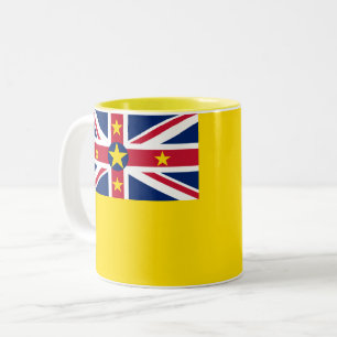Tasse 2 Couleurs Drapeau de Niue