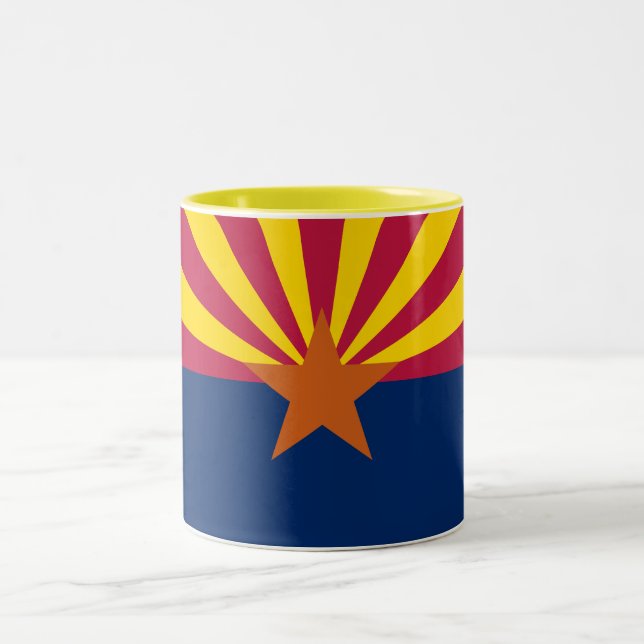 Tasse 2 Couleurs Drapeau d'État de l'Arizona (Centre)