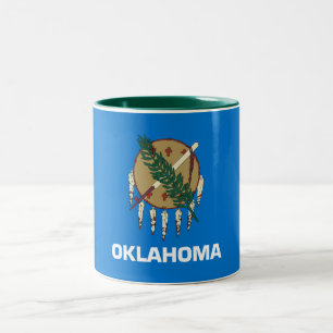 Tasse 2 Couleurs Drapeau d'État de l'Oklahoma