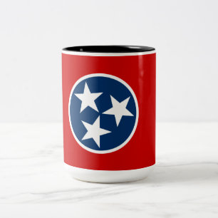 Tasse 2 Couleurs Drapeau d'État du Tennessee