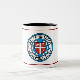 Tasse 2 Couleurs Drapeau d'Oklahoma City