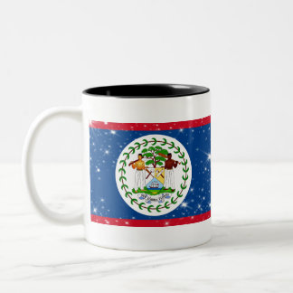 Tasse 2 Couleurs Drapeau du Belize