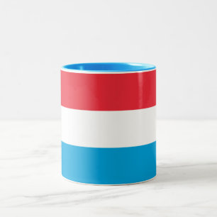 Tasse 2 Couleurs Drapeau du Luxembourg