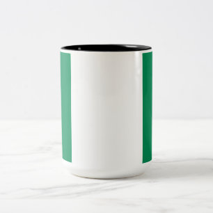 Tasse 2 Couleurs Drapeau du Nigeria