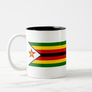 Tasse 2 Couleurs Drapeau du Zimbabwe