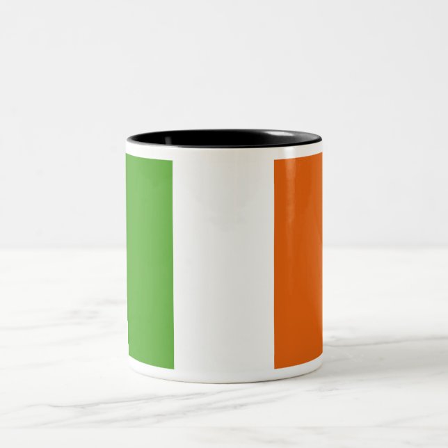 Tasse 2 Couleurs Drapeau irlandais (Centre)