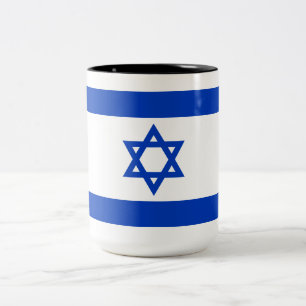 Tasse 2 Couleurs Drapeau israélien (Israël)
