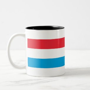 Tasse 2 Couleurs Drapeau Luxembourg