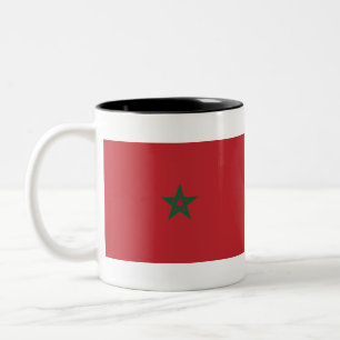 Tasse 2 Couleurs Drapeau Maroc