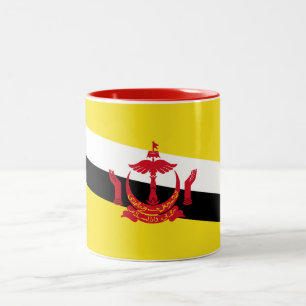 Tasse 2 Couleurs Drapeau patriotique de Brunei
