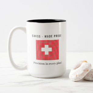 Tasse 2 Couleurs Drapeau suisse