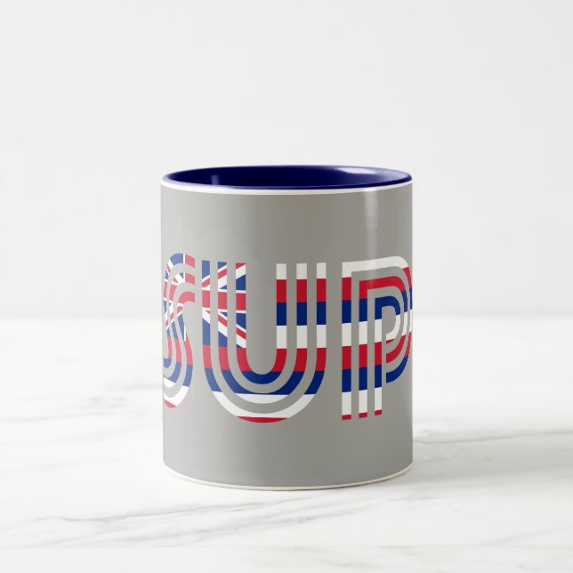 Tasse 2 Couleurs Drapeau SUP Hawaii (Centre)