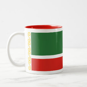 Tasse 2 Couleurs Drapeau tchétchène