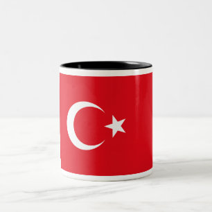 Tasse 2 Couleurs Drapeau turc