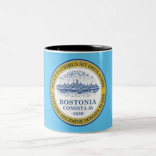 Tasse 2 Couleurs Drapeau urbain de Boston