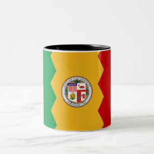 Tasse 2 Couleurs Drapeau urbain de Los Angeles