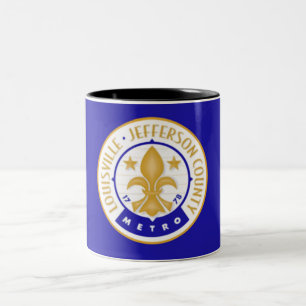Tasse 2 Couleurs Drapeau urbain de Louisville