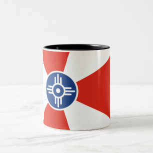 Tasse 2 Couleurs Drapeau urbain de Wichita