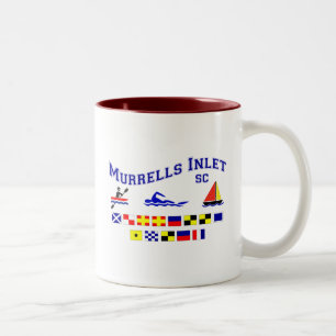 Tasse 2 Couleurs Drapeaux de signal de Sc d'admission de Murrells