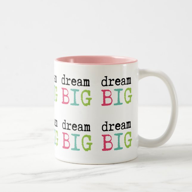 Tasse 2 Couleurs Dream Big (Droit)