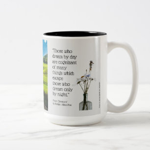 Tasse 2 Couleurs Dream, Edgar Allen Poe, campagne,