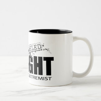 Tasse 2 Couleurs DROITE MARQUÉE copie EXTRÉMISTE de F