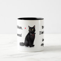 Drôle Cher Cher Chat Maman Citation Chat Noir Pers