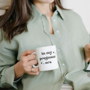 Tasse 2 Couleurs Drôle dans mon cadeau de grossesse de l'ère encein