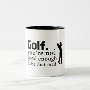 Tasse 2 Couleurs Drôle de golf Dire