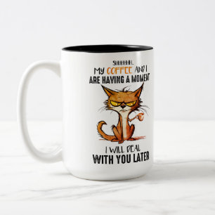 Tasse 2 Couleurs Drôle Grumpy Cat