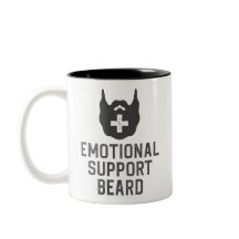 Drôle Homme's Emotional Support Beard Joke Gift