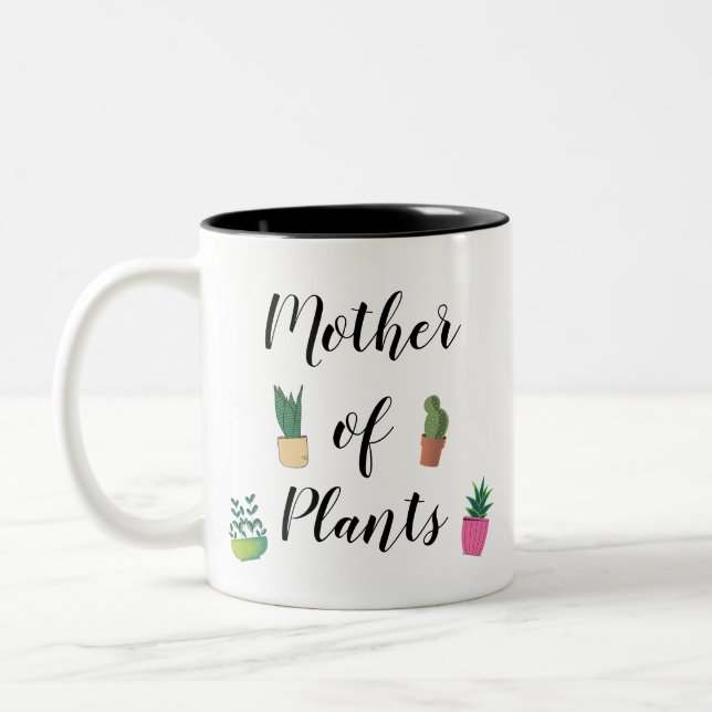 Tasse 2 Couleurs Drôle Mère Plante Plante Lady Gardener (Gauche)