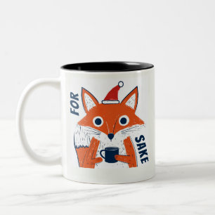 Tasse 2 Couleurs Drôle pour le saké renard