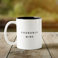 Drôle Probablement Vin Tendance Typographie Minima