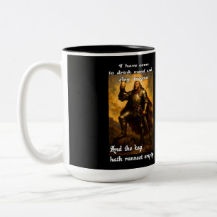 Tasse 2 Couleurs Drôle tueur de dragon mead buveur humour art imagi