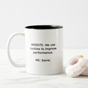 Tasse 2 Couleurs Drôle Utiliser les cookies Améliorer les performan