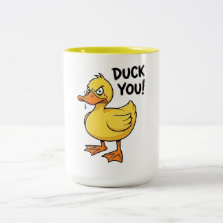 Tasse 2 Couleurs Duck You Duck Wordplay