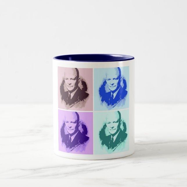 Tasse 2 Couleurs Dwight D Eisenhower (Centre)