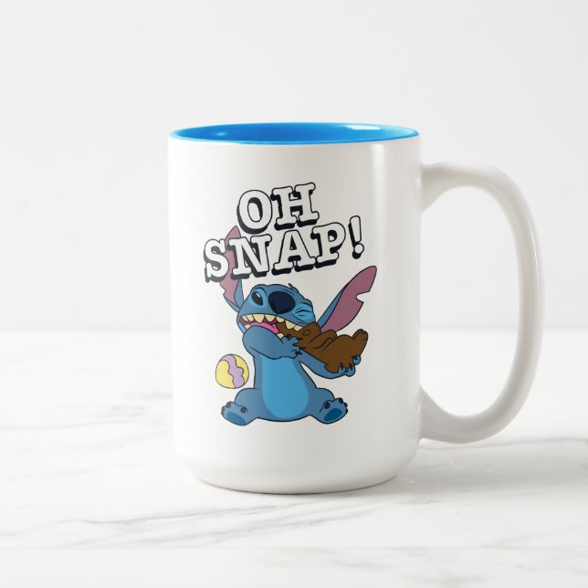 Tasse 2 Couleurs Easter Stitch | Oh Snap ! (Droit)