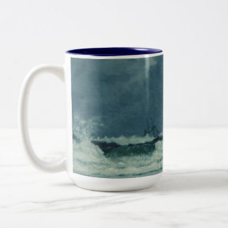 Tasse 2 Couleurs Eaux Brutes Nautiques