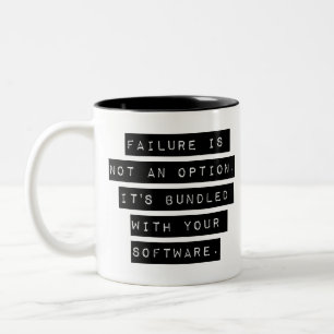 Tasse 2 Couleurs Échec N'Est Pas Une Option