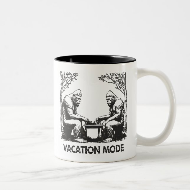 Tasse 2 Couleurs Échecs mode Vacances Bigfoot (Droit)