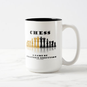 Tasse 2 Couleurs Échecs Un Jeu D'Exécution Stratégique