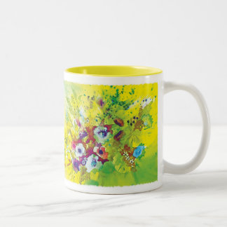Tasse 2 Couleurs Éclaboussure d'aquarelle