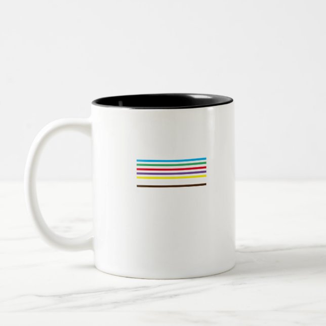 Tasse 2 Couleurs Éclairage Conception minimale (Gauche)