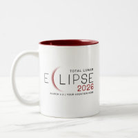 Éclipse Lunaire 2026 Emplacement Personnalisé Comm