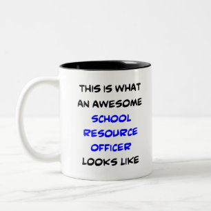 Tasse 2 Couleurs école d'agente des ressources, génial