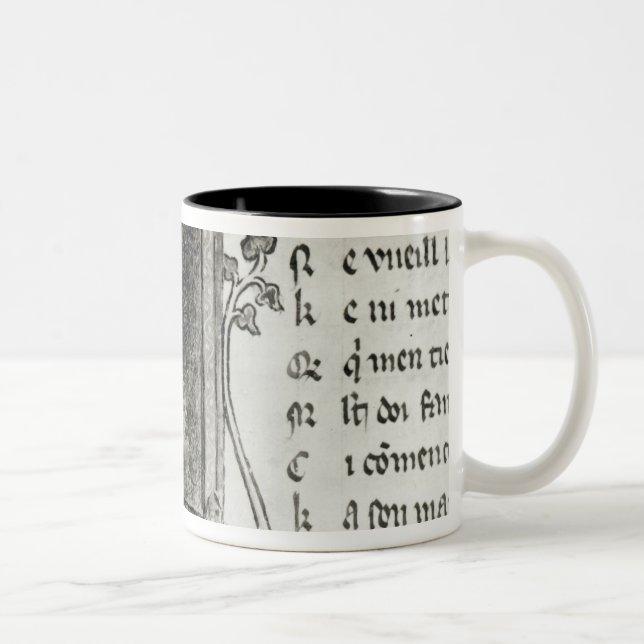 Tasse 2 Couleurs Écriture de Marie De France (Droit)