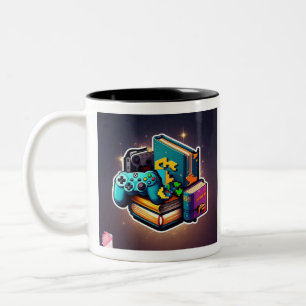 Tasse 2 Couleurs "Éduquer, engager, divertir"